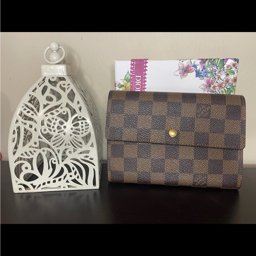 Louis Vuitton Dark Brown Checkered Wallet